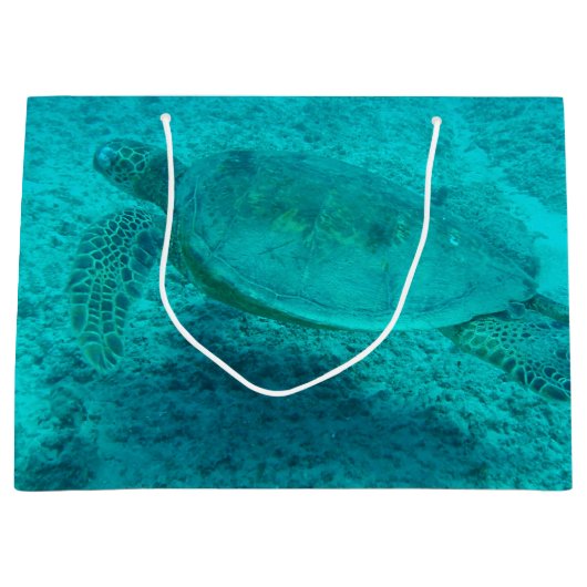 Hawaiian Green Zee Turtle Large Cadeautasje (Voorkant)