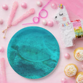 Hawaiian Green Zee Turtle Papieren Bordje (Feest)