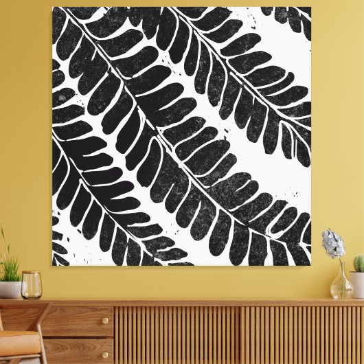 Hawaiian Haole Koa- leucaena leaf Canvas Afdruk (Insitu (Woonkamer))