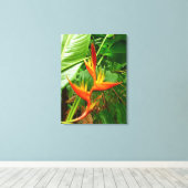 Hawaiian Heliconia Canvas Afdruk (Insitu (Houten vloer))