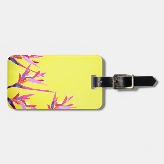 Hawaiian Heliconia Flower Bagagelabel (Voorkant horizontaal)