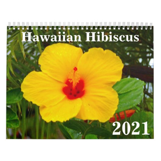 Hawaiian Hibiscus 2021 Agenda Kalender (Hoes)