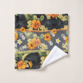 Hawaiian Hibiscus Aloha Shirt Towel Set Bad Handdoek (Wasdoekje)