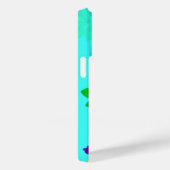 Hawaiian Hibiscus Aqua Blue Samsung S7 Case-Mate iPhone Case (Achterkant / Rechts)