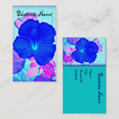 Hawaiian Hibiscus art visitekaartje (Voorkant / Achterkant)