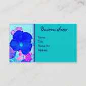 Hawaiian Hibiscus art visitekaartje (Achterkant)