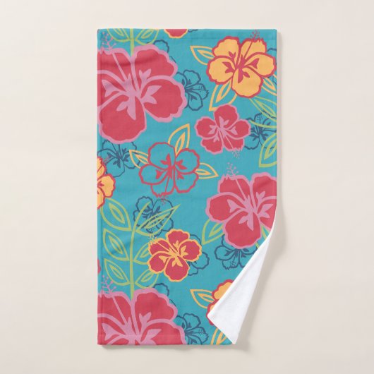 Hawaiian Hibiscus Bad Handdoek (Handdoek)