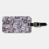 Hawaiian Hibiscus Bark Cloth Bagagelabel (Voorkant horizontaal)