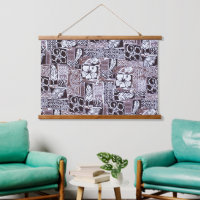 Hawaiian Hibiscus Bark Cloth