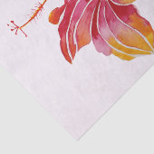 Hawaiian Hibiscus Bloem 10lb Weefseldocument, Wit Tissuepapier (Detail)