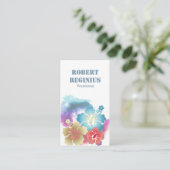 Hawaiian Hibiscus Bloem gd gd6557 Visitekaartje (Staand voorkant)