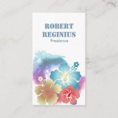 Hawaiian Hibiscus Bloem gd gd6557 Visitekaartje