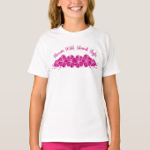 Hawaiian Hibiscus Bloemen-Bloom Wild Island Style T-shirt (Voorkant)