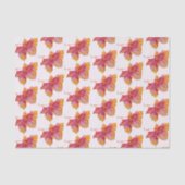 Hawaiian Hibiscus Bloempatroon 10lb Weefseldocumen Tissuepapier (Voorkant)