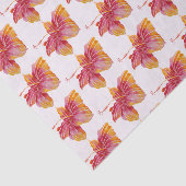 Hawaiian Hibiscus Bloempatroon 10lb Weefseldocumen Tissuepapier (Detail)