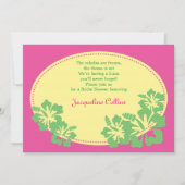 Hawaiian Hibiscus Bridal Shower Kaart (Voorkant)