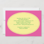 Hawaiian Hibiscus Bridal Shower Kaart (Achterkant)