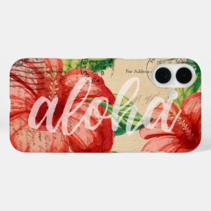 Hawaiian Hibiscus Briefkaart iPhone 16 Plus Hoesje