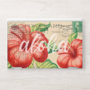  Hawaiian Hibiscus Briefkaart HP Laptopsticker