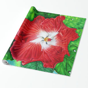Hawaiian Hibiscus Cadeaupapier
