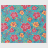 Hawaiian Hibiscus Cadeaupapier (Vlak)
