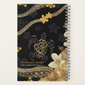 Hawaiian Hibiscus en Tapa Fusion Notitieboek (Achterkant)