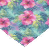 Hawaiian Hibiscus en varens regenwoud Tafelkleed (Gekanteld)