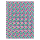 Hawaiian Hibiscus en varens regenwoud Tafelkleed (Voorkant)