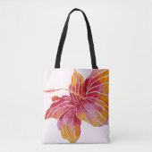 Hawaiian Hibiscus Flower | All-Over-Print Canvas t Tote Bag (Voorkant)