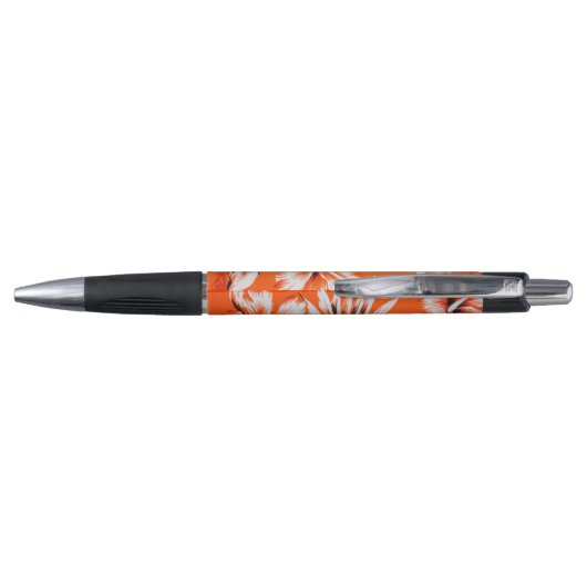Hawaiian Hibiscus Flower Background Pen (Achterkant)