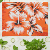 Hawaiian Hibiscus Flower Background Theedoek (Gevouwen)