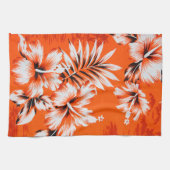 Hawaiian Hibiscus Flower Background Theedoek (Horizontaal)