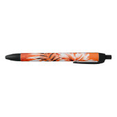 Hawaiian Hibiscus Flower Background Zwarte Inkt Pen (Bodem)