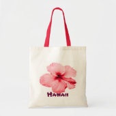 Hawaiian Hibiscus flower canvas tas (Voorkant)