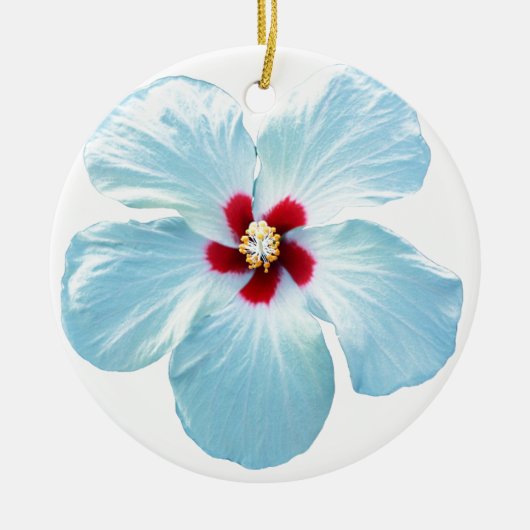 Hawaiian Hibiscus Flower Keramisch Ornament (Voorkant)