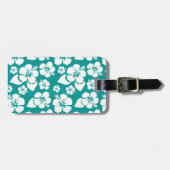 Hawaiian Hibiscus Flower Pattern Bagagelabel (Voorkant horizontaal)