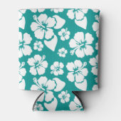 Hawaiian Hibiscus Flower Pattern Blikjeskoeler (Voorkant)