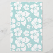 Hawaiian Hibiscus Flower Pattern Briefpapier (Voorkant)
