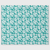 Hawaiian Hibiscus Flower Pattern Cadeaupapier (Vlak)