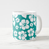 Hawaiian Hibiscus Flower Pattern Grote Koffiekop (Voorkant rechts)