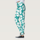 Hawaiian Hibiscus Flower Pattern Leggings (Links)