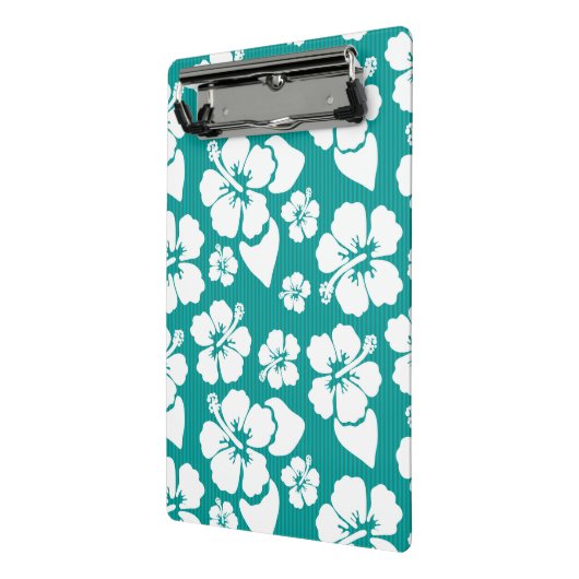Hawaiian Hibiscus Flower Pattern Mini Klembord (Angled2)