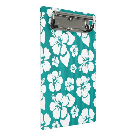 Hawaiian Hibiscus Flower Pattern Mini Klembord (Schuin)