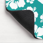 Hawaiian Hibiscus Flower Pattern Muismat (Hoek)