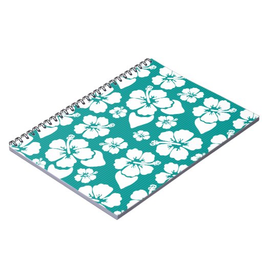 Hawaiian Hibiscus Flower Pattern Notitieboek (Linkerzijde)