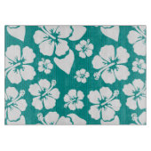 Hawaiian Hibiscus Flower Pattern Snijplank (Voorkant)