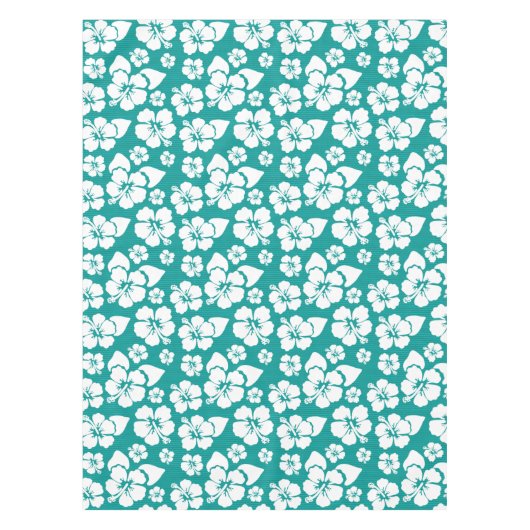 Hawaiian Hibiscus Flower Pattern Tafelkleed (Voorkant)