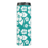Hawaiian Hibiscus Flower Pattern Thermosbeker (Achterkant)