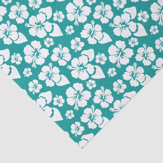 Hawaiian Hibiscus Flower Pattern Tissuepapier (Detail)