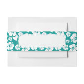 Hawaiian Hibiscus Flower Pattern Uitnodigingen Wikkel (Voorkant Voorbeeld)